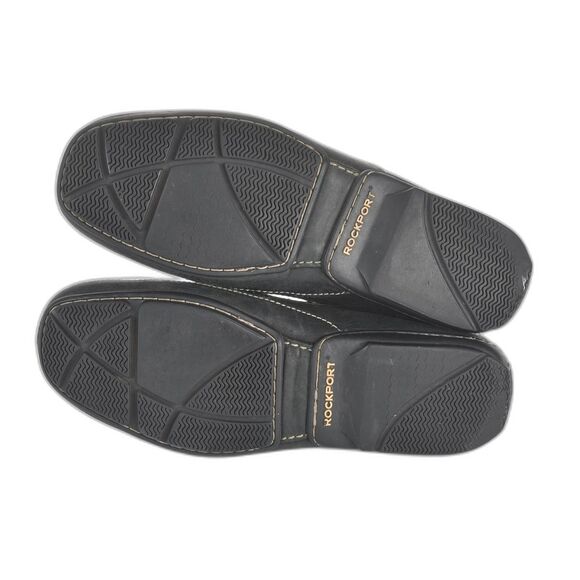 Rockport Mens Black Casual Leather Slip on Loafer Size 9.5 - Picture 6 of 6